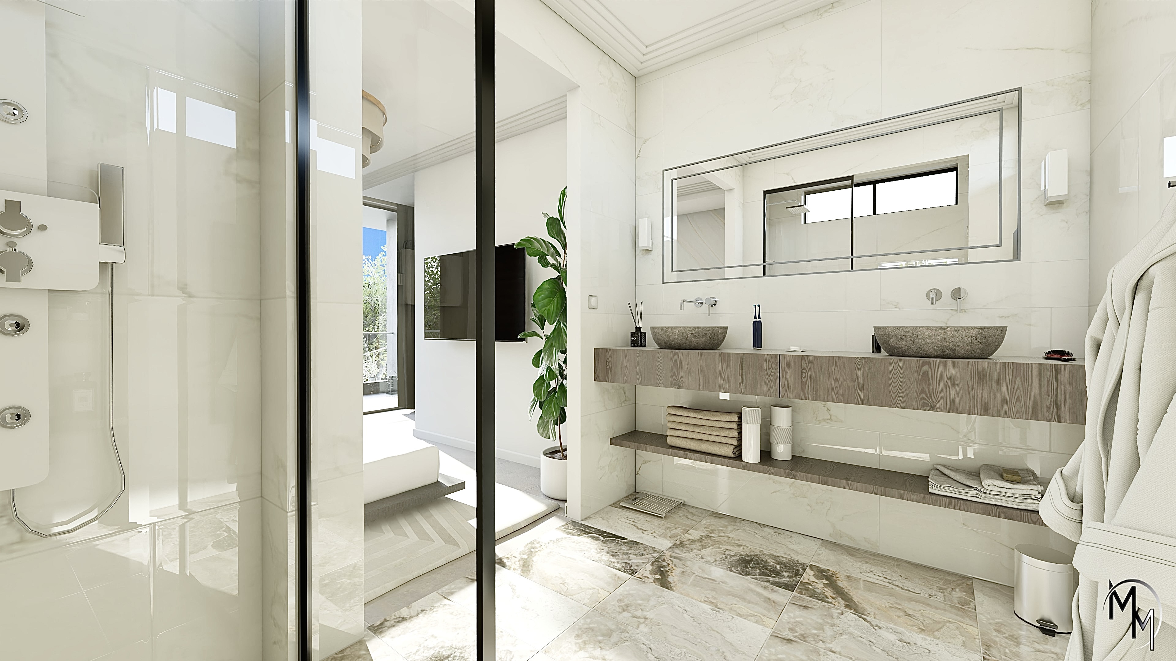 Salle de bain chambre